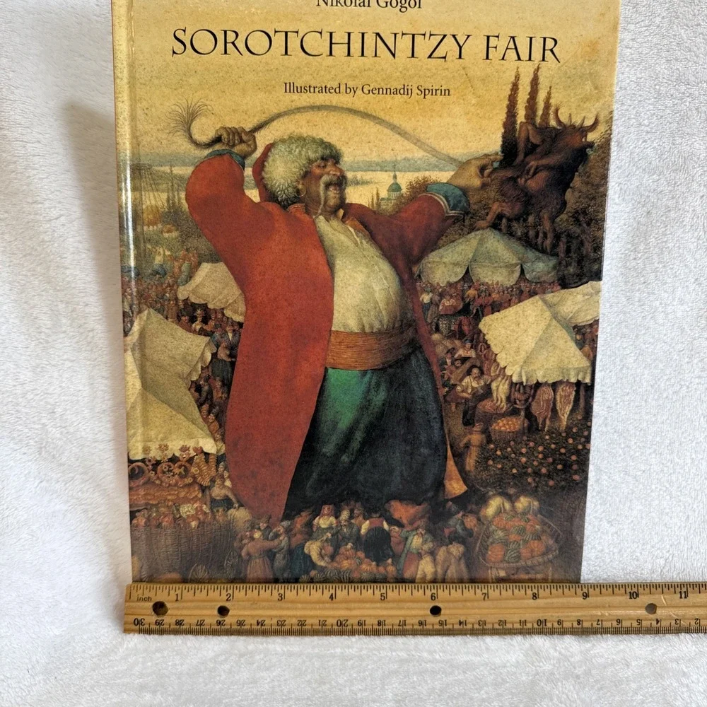 Sorochintsy Fair‎ Nikolai Gogol Hardback Book Illustrated 1991 Collectable HB